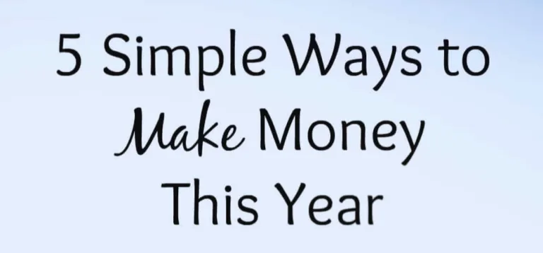 5 easy ways to make money online