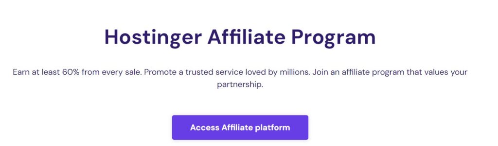 5 High paying Affiliate Programs for Beginners 5 hostinger